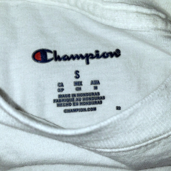 Champion White Short Sleeve T-shirt - Picture 3 of 3